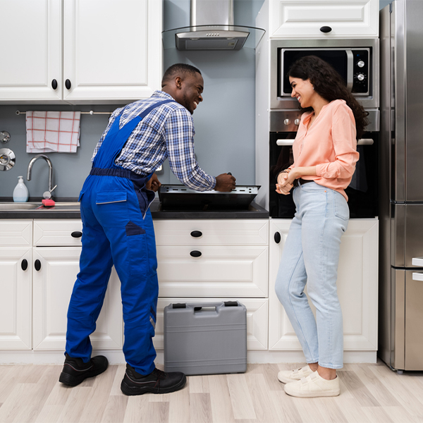 can you provide an estimate for cooktop repair before beginning any work in Leesburg